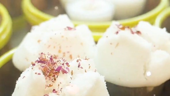 Steamed Teacup Rice Cake, Soft and Chewy