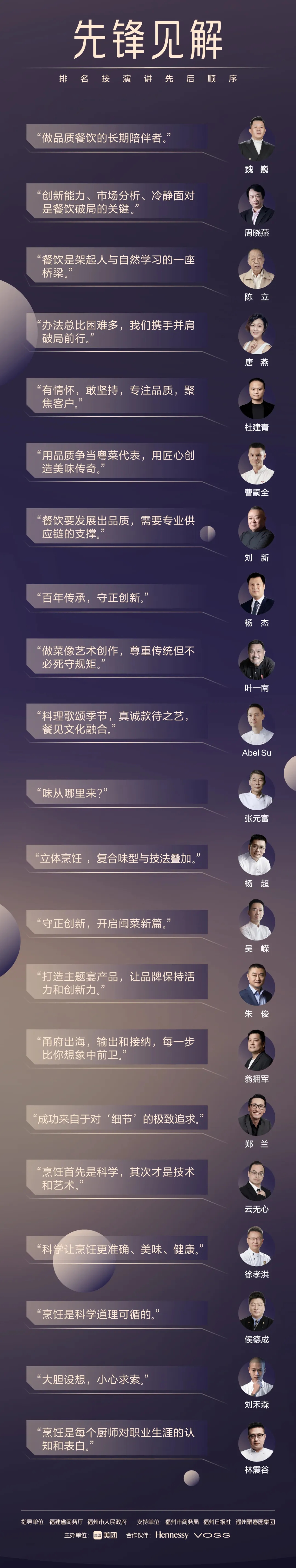 解锁超强阵容！21位重量级嘉宾，探索餐饮“破局”之法！