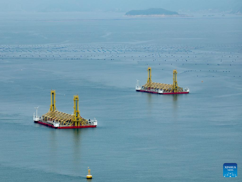Fujian's Lianjiang County supports construction of deep-sea aquaculture platforms