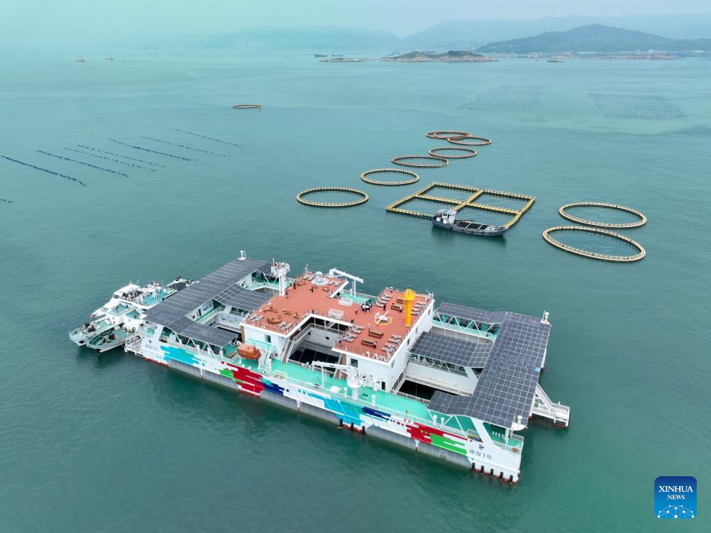 Fujian's Lianjiang County supports construction of deep-sea aquaculture platforms