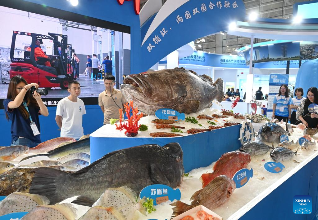 2024 China (Fuzhou) Int'l Seafood & Fisheries Expo kicks off in Fujian