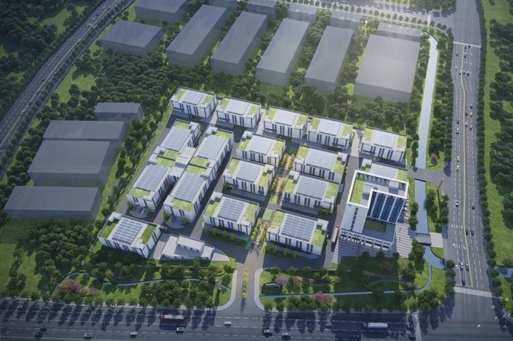 两国双园·食创城二期工程进入桩基施工